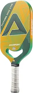 PICKLETECH Future 002 Toray T700 Carbon Pickleball Paddle - 13mm Multi-Layered core with Extra Spin Tech - Edgeless Nude Sensation -Air Dynamic Throat -Themoformed Pwr&Ctl