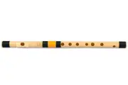 PVC Fiber C Natural Flute/Bansuri Middle Octave Right Handed (19 Inches)