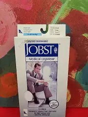 JOBST Mens Compression Knee Socks CT 15-20 mmhg Small Black New In Box