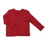 Stephan Baby: Jersey Snap Front Cardigan Baby Unisex Size 6-12 Months Red NEW