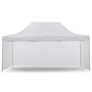 Wallaroo Gazebo Tent Marquee 3x4.5m PopUp Outdoor White