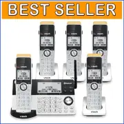 Expandable 5 Handset DECT 6.0 Phone with Smart Call Blocker & Answering Machine