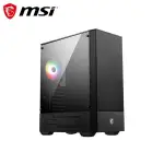 MSI微星 MAG FORGE 111R 玻璃透側 ATX電競機殼《黑》MAX F12A-3 可編程RGB三入風扇組