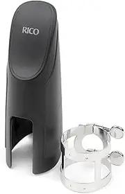 Rico Ligature & Cap, Tenor/Baritone Saxophone (Graftonite/Metalite Mouthpieces), Nickel