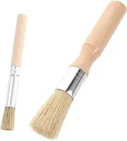 COHEALI Wooden Pastry Brush Soft Hair for Cooking Baking BBQ Oil Spreading Multi-Purpose Kitchen Tool