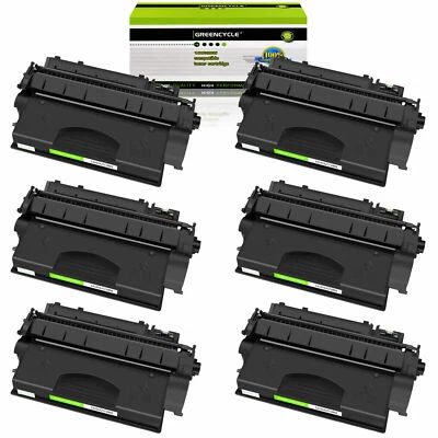 6 Pack CF280X High Yield BK Toner Fits for HP LaserJet Pro 400 M401a M401n M401d