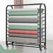 Large Shelf for Cloth Rolls, Mobile Organizer for Films That Change Color, Exhibitor for Leather Rolls, Window and Tapest Paper Movies, Metal Shelf for Rolls