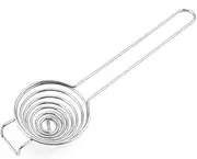 Egg Separator, Yolk White Separator Tool, Food Grade Stainless Steel Egg Divider Egg Sieve Egg Extractor, Kitchen Gadget Cooking Baking Tool (Silver, One Size)