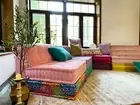 French tufted Mah Jong Daybed Sofa Couch Handmade Customized Modular Sectional