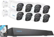 Reolink 16-Channel x 8 Bullet Cameras 4TB NVR Security Camera System