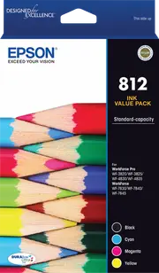 Epson 812 - Std Capacity DURABrite Ultra - Ink Cartridge Value Pack
