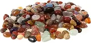 IWOWHERO 1Pack Decorative River Rocks Pebbles for Garden Outdoor Landscaping Smooth Polished Stones for Aquariums Vases Succulents Crafting Potted Plants and More