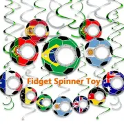 ⚽ Football Fidget Spinner KeychainAnti-Stress Toy✨Bottle Opener Gift