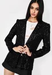 VIP Entrance Sequin Blazer