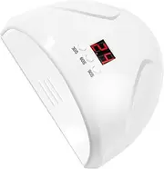 CALLARON 1Pc Nail Dryer with LED Lights LED Gel Polish Curing Lamp Timer for Manicure Automatic Sensor White