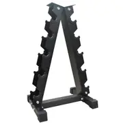 5 Pair A-Shape Dumbbell Rack - Home Gym Dumbbell Weight Storage Tree