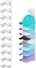 Generic Over The Door Hat Rack, 14 * 2.36in Hat Organizer for Wall with Strong Adhesive, Hanging Cap Organiser Hold Up to 10 Hats, Baseball Cap Holds, Hat Holder for Hat Storage, Display, Closet