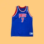 JCI：稀少 VINTAGE CHAMPION 出品 NBA 紐澤西 籃網隊 球衣 90S嘻哈 / 現布魯克林 / 古著