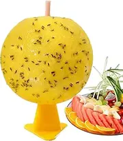 Fly Trap Indoor Sticky - Small Gnat Traps for Houses,Gnat Zapper, Indoor Wasp Catcher, Fruit Flying Control Device for Home Dormitory Kitchen Living Room