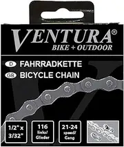 Ventura/Kmc Chain 1/2X3/32X116L 5-10-15-18Sp