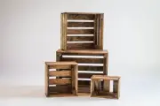 Darla's Studio 66 Large nesting boxes/wooden crates