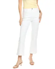 FRAME Denim Le Crop Blanc Mini Bootcut