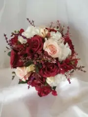 Quality Artificial Real Touch, Silk Rose Hydrangea Wedding bridal Flower bouquet