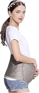 [CIADAZ] Anti-Radiation Clothes Maternity Top Pregnant,EMF Radiation Protection Baby Belly Band(X-Large)-1