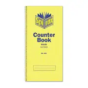Spirax 543 Counter Book FntRule 297X135 120Pg Pk10
