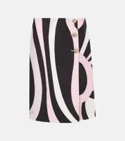 [Pucci] Pucci Printed cady midi skirt AU 8 multicoloured