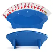 Set of Two Hands Free Playing Card Holders Trays for Bridge Canasta UNO Card
