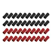 40pcs Breathable Finger Sleeves Thumb Braces Support Compression Black Red