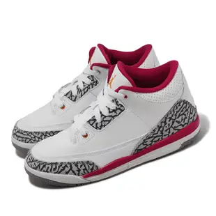 Nike 童鞋 Air Jordan 3 Retro PS Cardinal 紅雀 中童鞋 ACS 429487-126