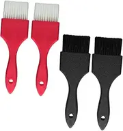 Vaguelly 4Pcs Hair Dyeing Brushes Ergonomic Salon Color Applicator for DIY Hair Coloring Durable Material for Home and Tinting Application