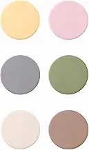 YANPLS Silicone Drink Coasters Set of 6 Non Slip Drinks CoasterTable Decor for Home, Coffee, Kitchen, Office