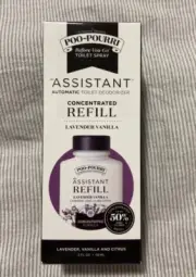Poo-Pourri Assistant Automatic Toilet Deodorizer 2oz Refill Lavender Vanilla NEW