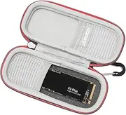 RLSOCO Hard Carrying Case for Western Digital SN580/SN850X/SN770 & Crucial T705/T500/P3 Plus Internal Solid State Drive SSD (Case Only)