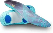 [Unbound] 2024 Stride Performance Running Insoles - Shock Absorption & Support | Perfect for Runners, Walkers, Athletes | Enhanced Comfort & Flexibility | Orthotic Support Medium to High Arches(LG) Men's 9-10.5