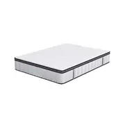 Royal Comfort Ergopedic Mattress Bed Cooling Foam Soft Topper Bedding White