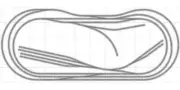 Bachmann E-Z Track Train Layout #034 Train Set HO Scale 5' X 12' Wire Switches