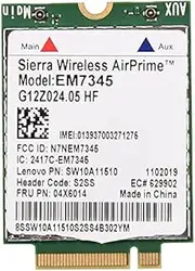 Network Card, EM7345 4G LTE WWAN Card Module for X250 X1C W550 T450 X240 T440 Support for LTE/HSPA+ /EMEA