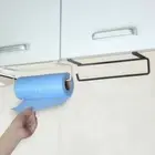 Paper Towel Holder Hanger Rack Under Cabinet Roll Cup Kitchen Shelf Organizer