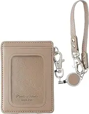 スリップオン(SLIP-ON) Slip-ON WDM-2502 Slip-On Pass Case with Reel Strap, Single-Sided Window, Commuting to Work or School, School Entrance, Freshers, Gift, WDM, Italian PU