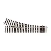 Peco ST-U750 O Gauge Code 124 Unifrog Right Hand Point/Turnout Bullhead