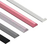Bendable Silicone Water Blocking Strips,Collapsible Bath Shower Barrier Threshold Water Dam,Dry and Wet Separationwater ​Barrier for Bathroom Kitchen Sink and Keeps Water Inside Threshold