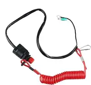 Boat Urgency Switches Lanyard,Long-Lasting Waterproof Safe Snowmobile Tether - Powersports Starters for Outboard Engine, Family, Friends, Home