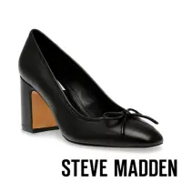 在飛比找momo購物網優惠-【STEVE MADDEN】COHEN 蝴蝶結粗跟高跟鞋(黑