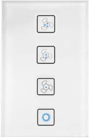 AU/NZ Approved Smart ZigBee 3 Speed Fan Light Switch for ZigBee Home Automation