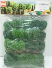 Busch 6487 HO Deciduous Tree Assortment (Pack of 25)