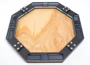 Gaming Dice Tray ~Plain ~ Wooden Octagon by C4Labs